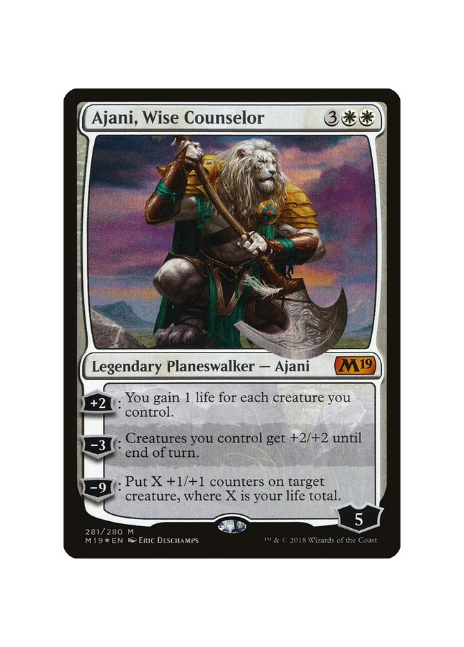 Ajani, Wise Counselor - Foil