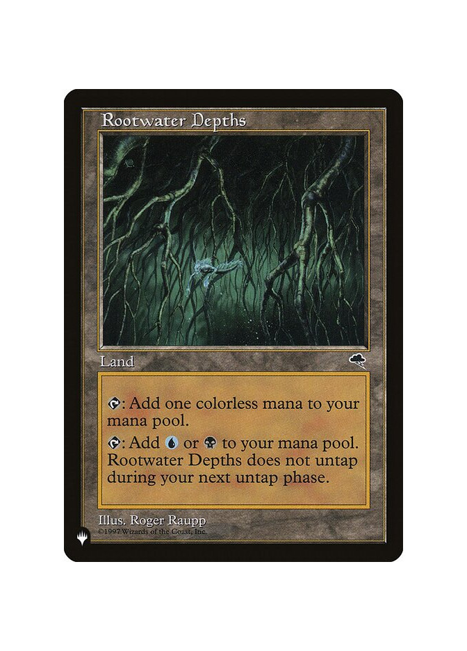 Rootwater Depths