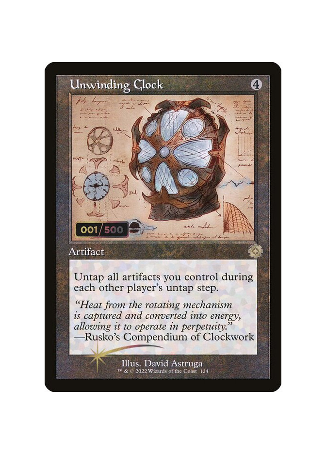 Unwinding Clock - Foil