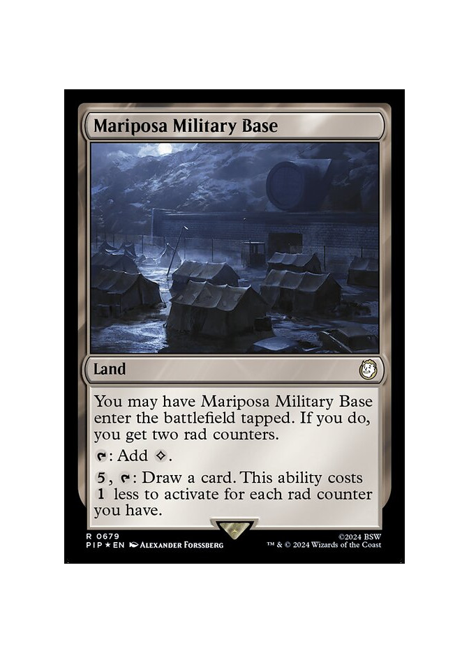 Mariposa Military Base - Foil