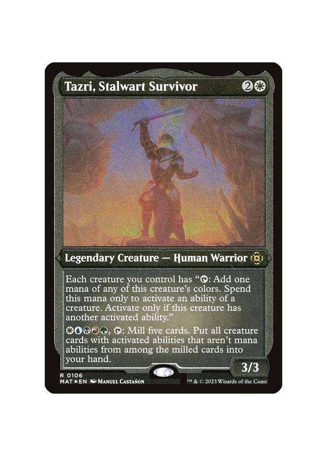 Tazri, Stalwart Survivor - Foil