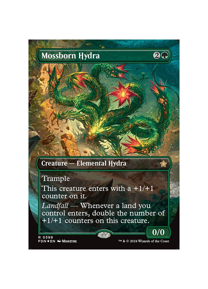 Mossborn Hydra - Foil