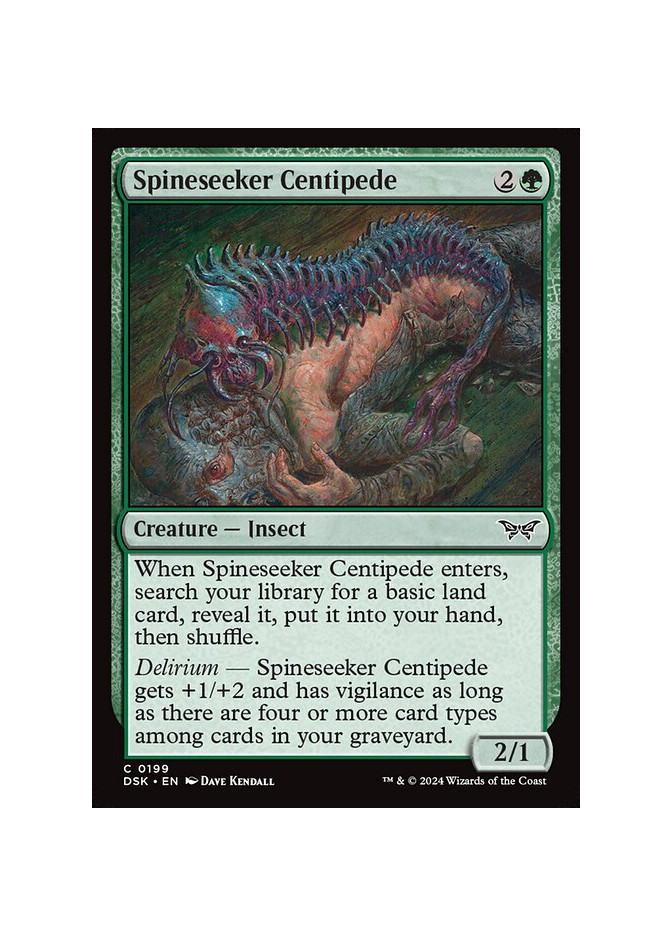 Spineseeker Centipede - Foil