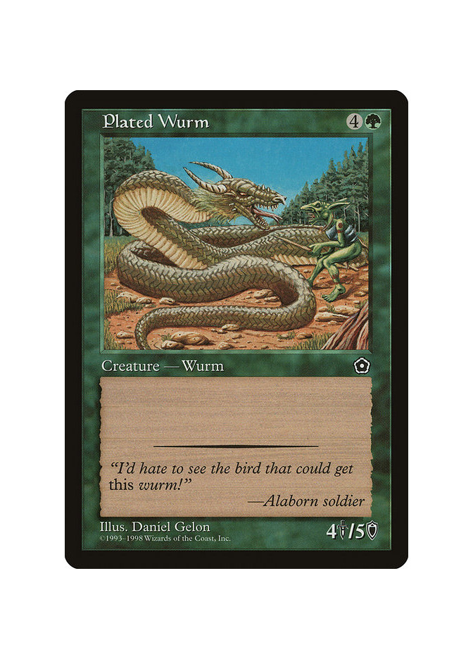 Plated Wurm