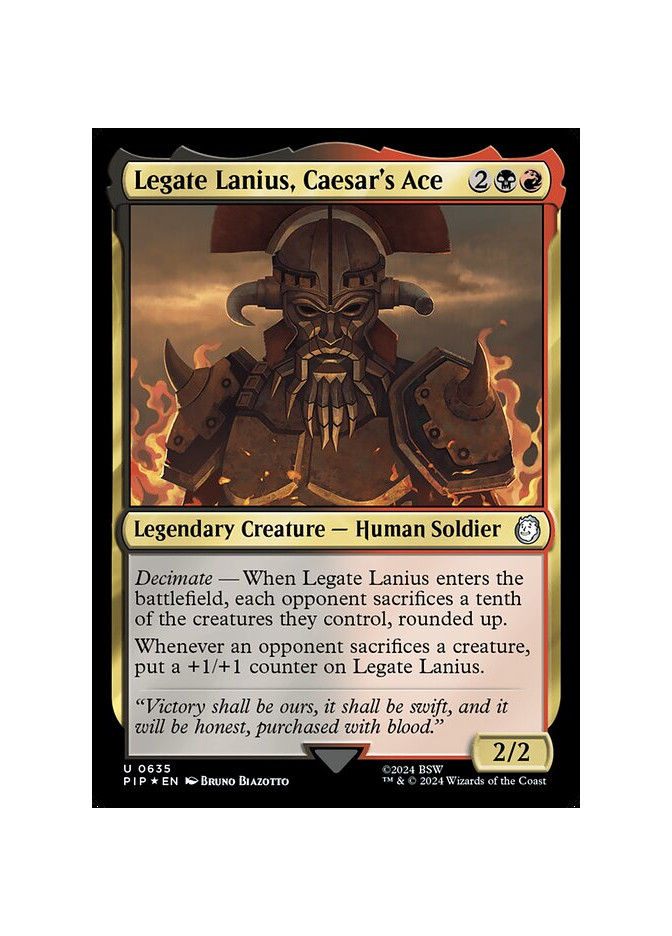 Legate Lanius, Caesar's Ace - Foil