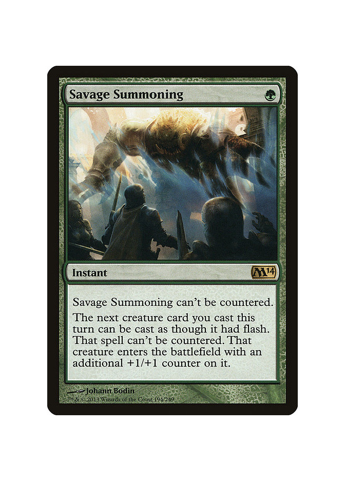 Savage Summoning - Foil