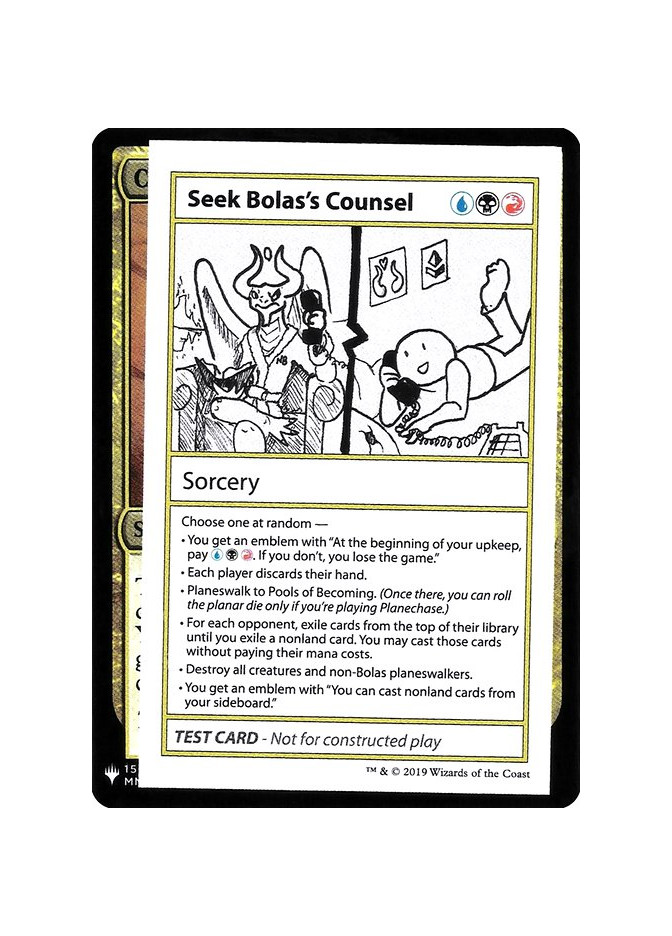 Seek Bolas's Counsel