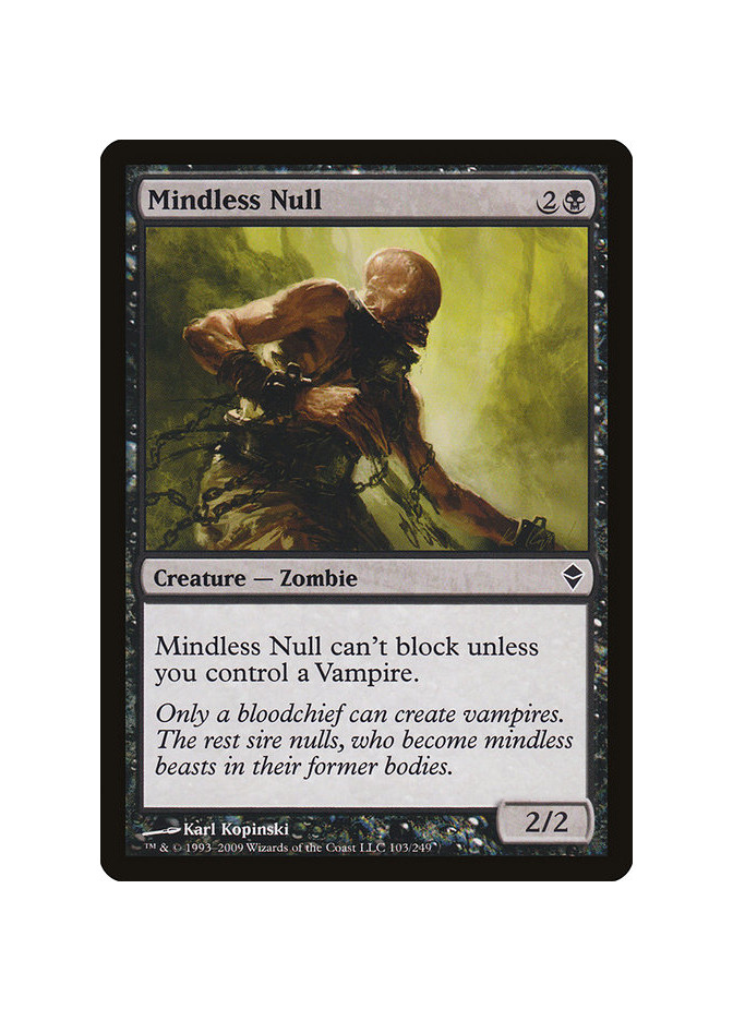 Mindless Null - Foil
