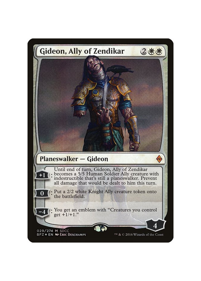 Gideon, Ally of Zendikar - Foil