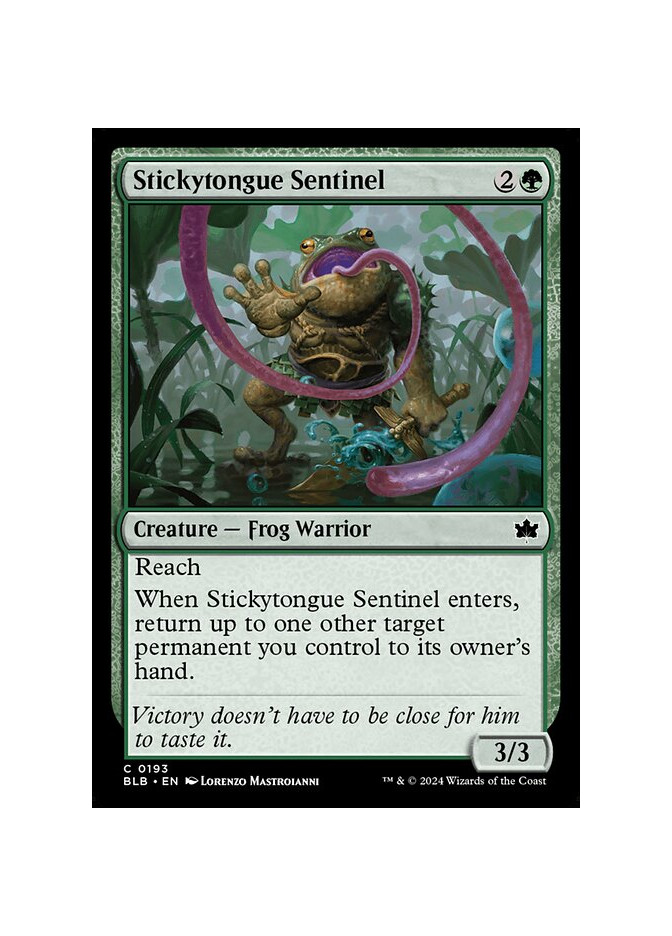 Stickytongue Sentinel