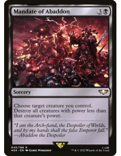 Mandate of Abaddon