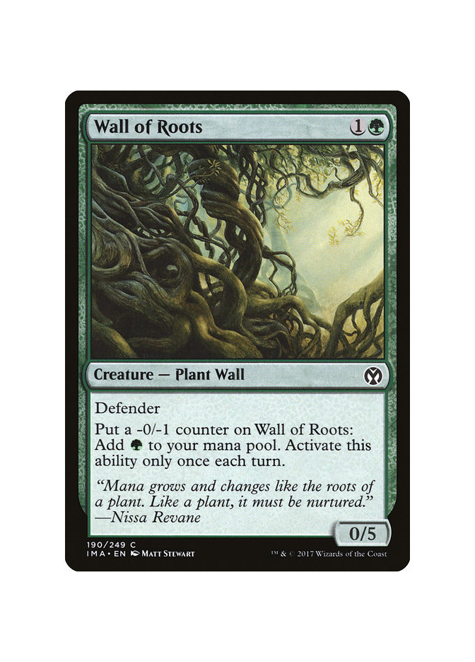 Wall of Roots - Foil