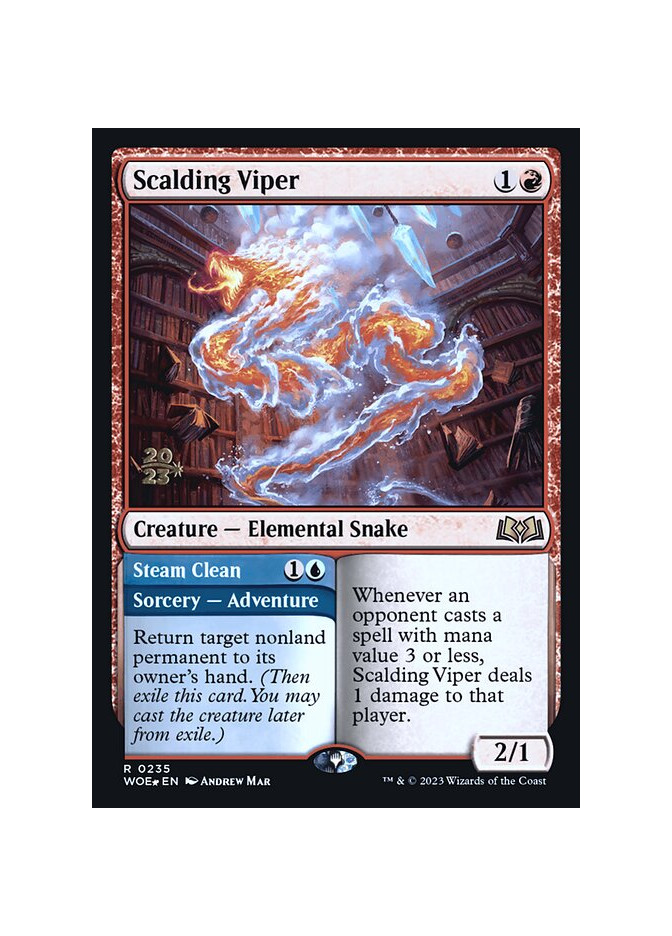 Scalding Viper // Steam Clean - Foil