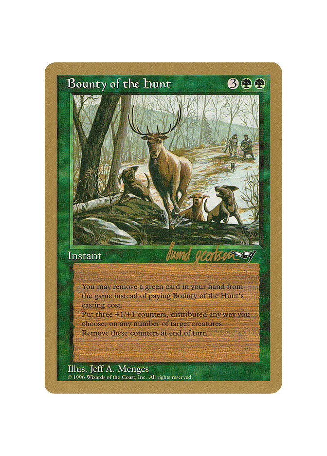 Bounty of the Hunt