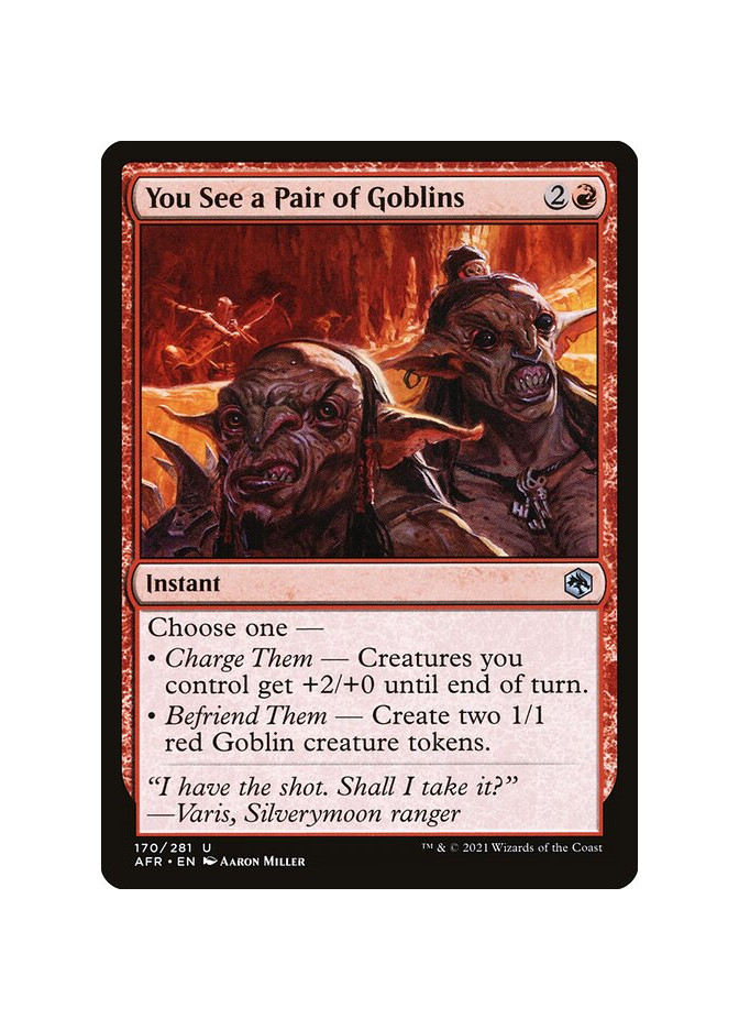 You See a Pair of Goblins - Foil