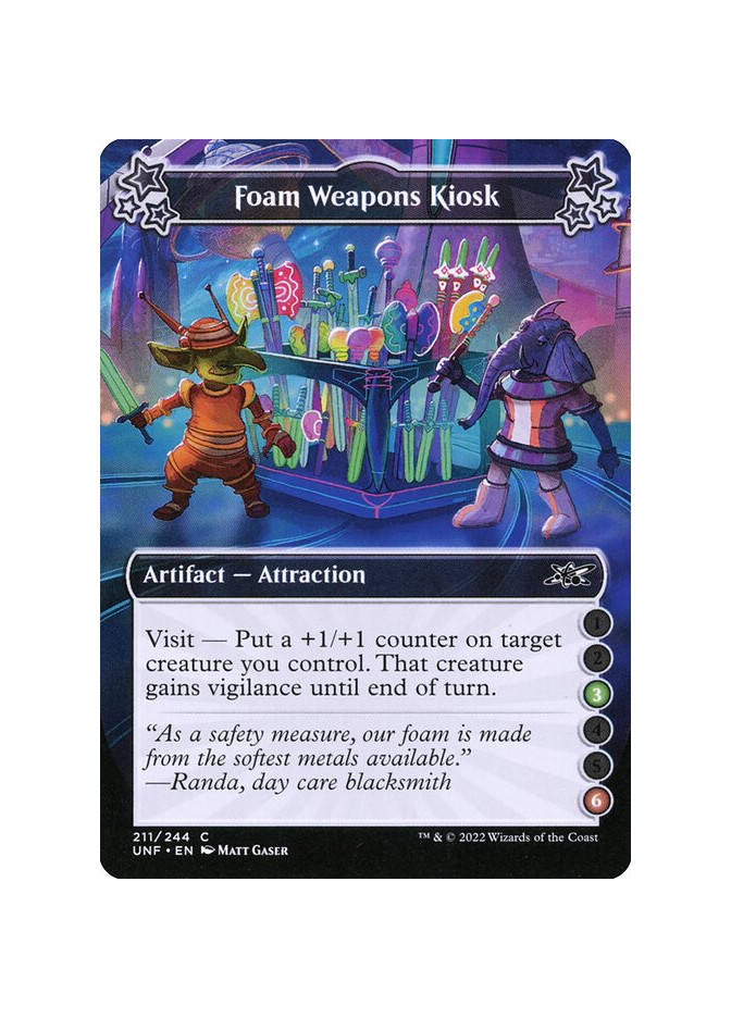 Foam Weapons Kiosk - Foil