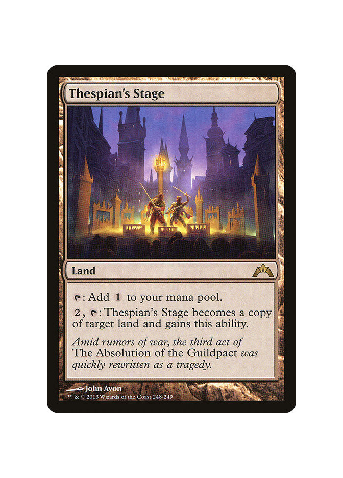 Thespian's Stage - Foil