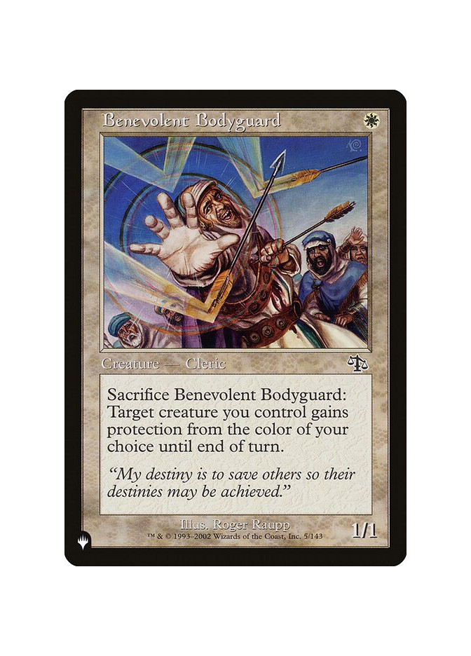 Benevolent Bodyguard