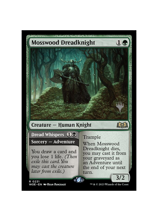 Mosswood Dreadknight // Dread Whispers - Foil