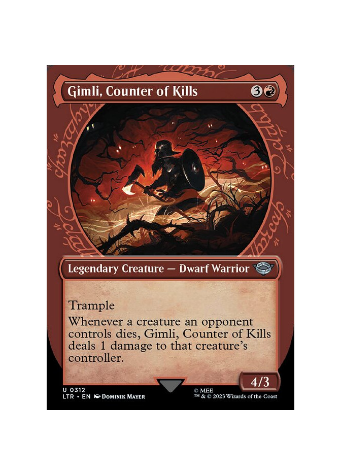 Gimli, Counter of Kills - Foil