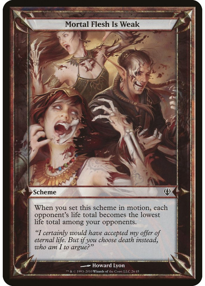 Mortal Flesh Is Weak