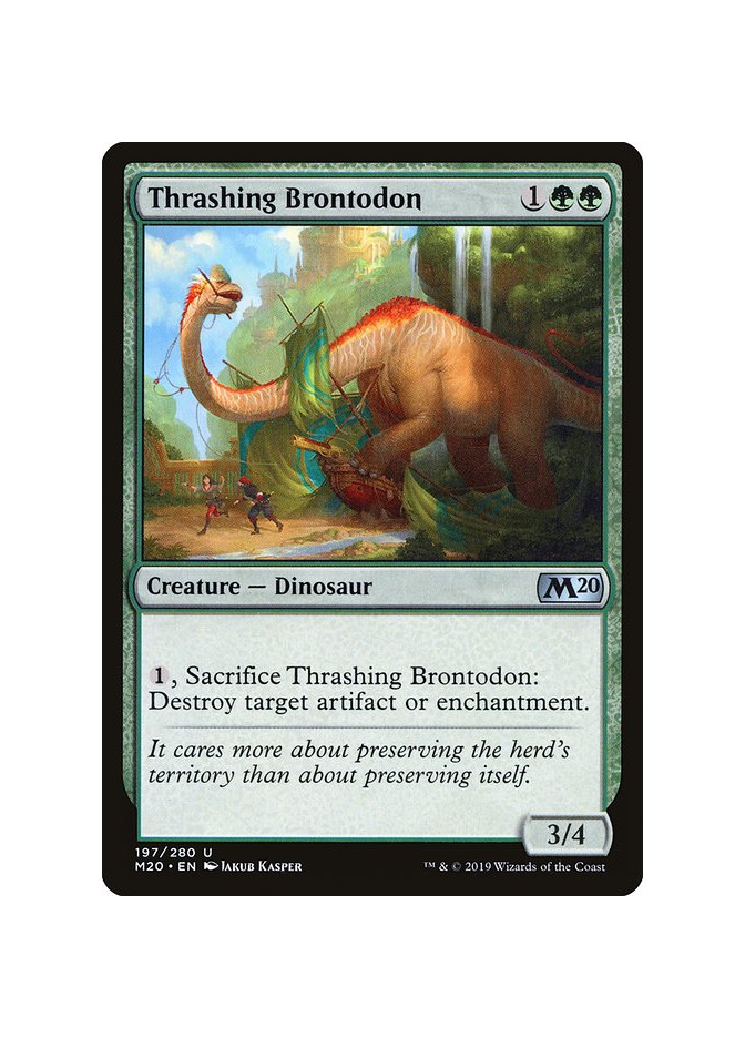 Thrashing Brontodon