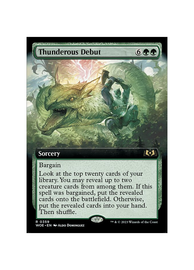 Thunderous Debut - Foil