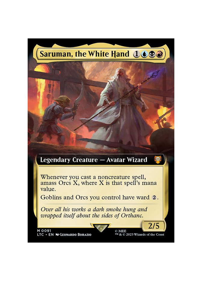 Saruman, the White Hand - Foil