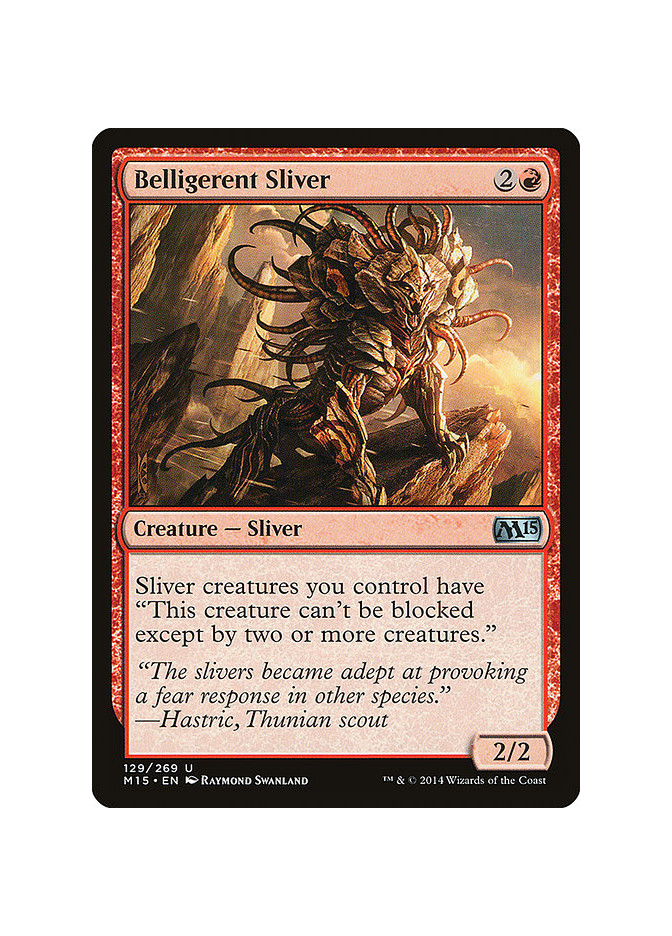 Belligerent Sliver - Foil