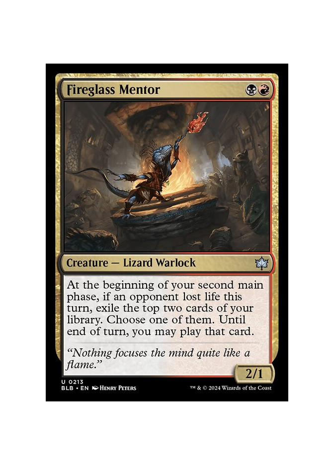 Fireglass Mentor - Foil