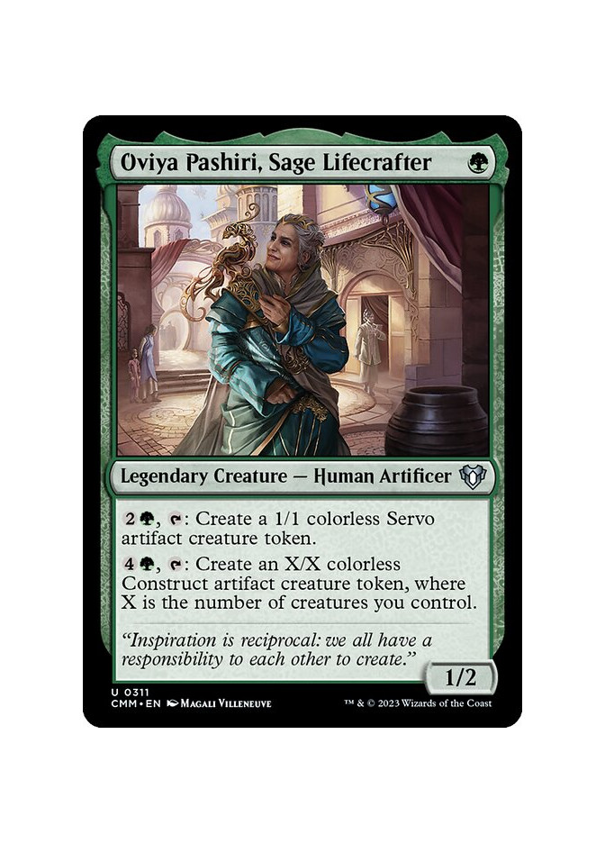 Oviya Pashiri, Sage Lifecrafter - Foil
