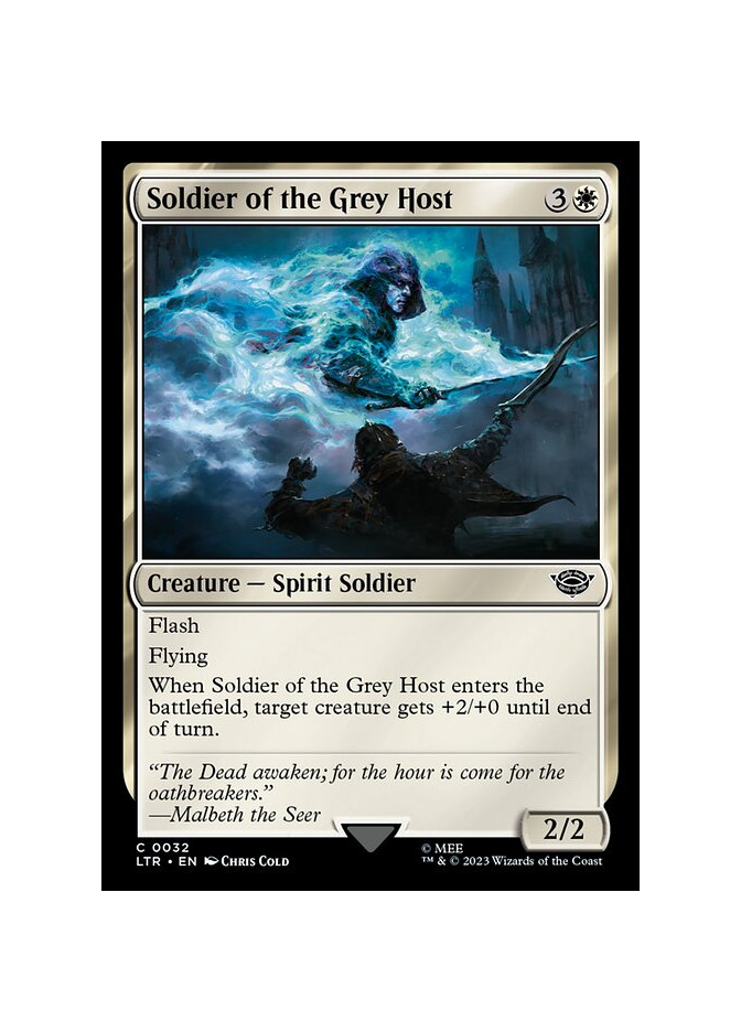 Soldier of the Grey Host - Foil