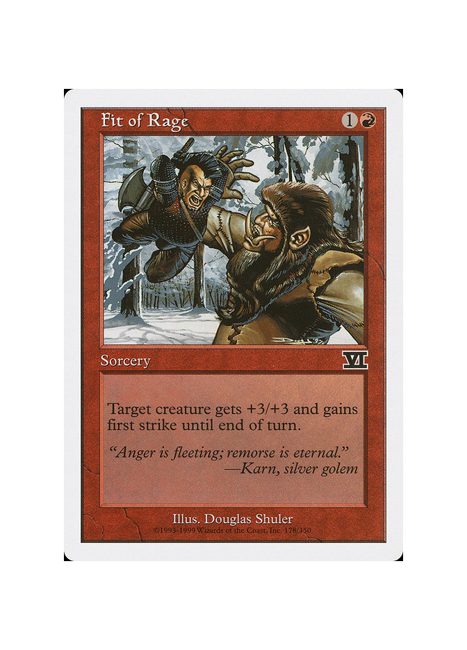 Fit of Rage
