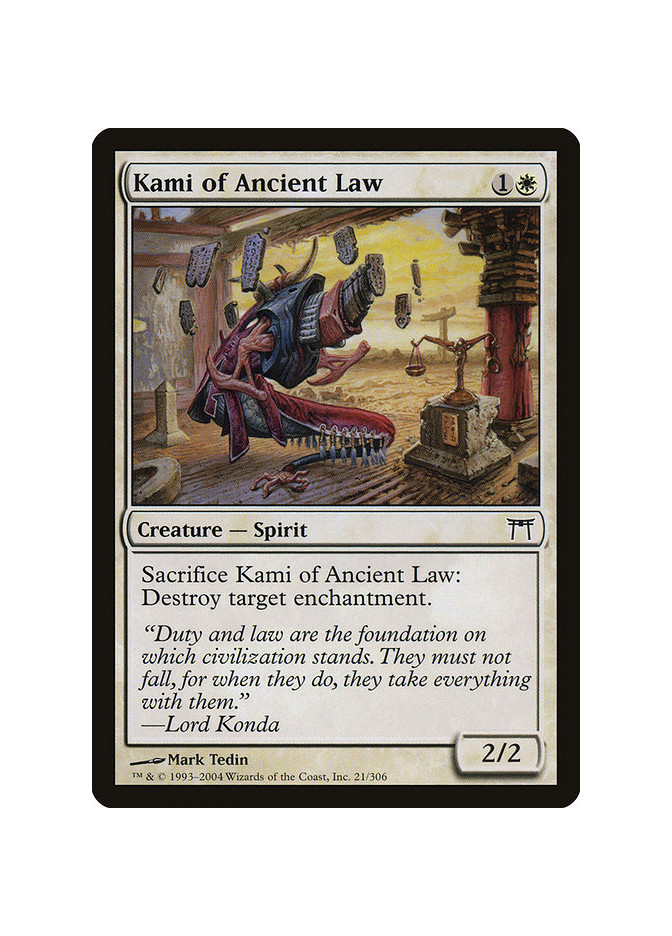 Kami of Ancient Law - Foil