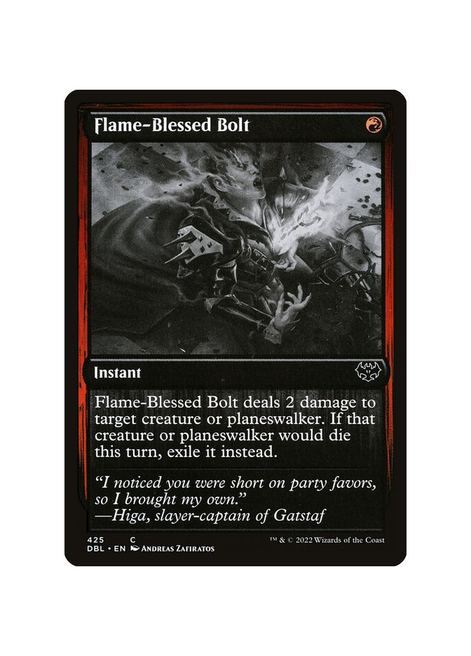 Flame-Blessed Bolt - Foil