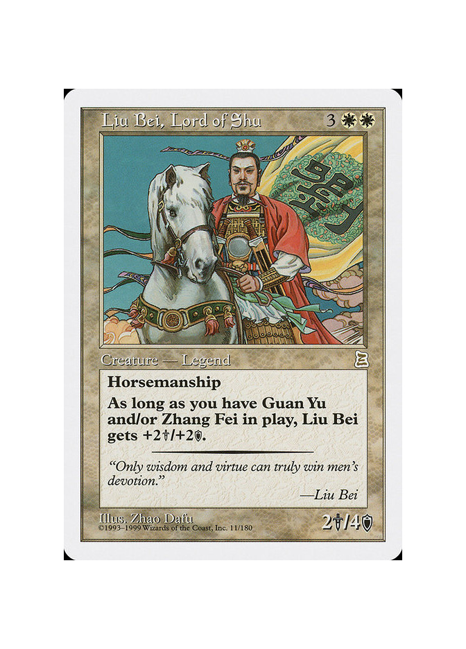 Liu Bei, Lord of Shu