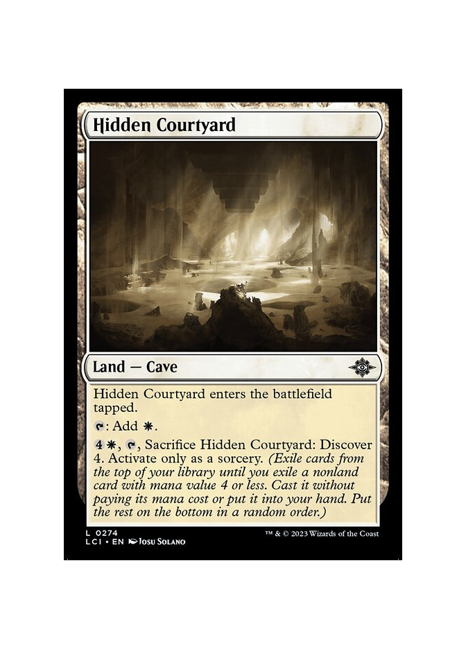 Hidden Courtyard - Foil