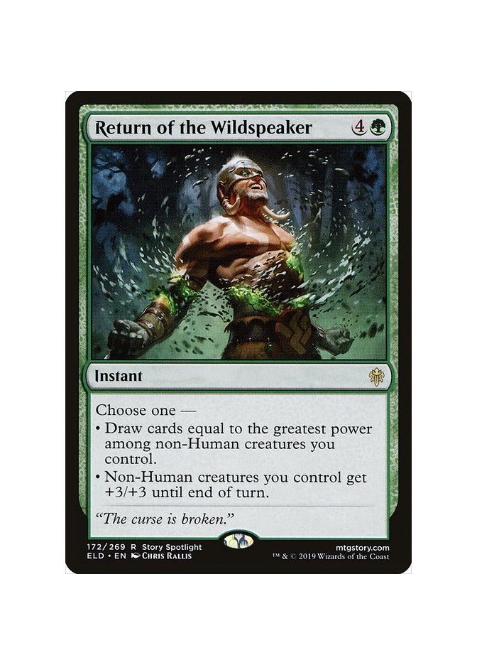 Return of the Wildspeaker - Foil