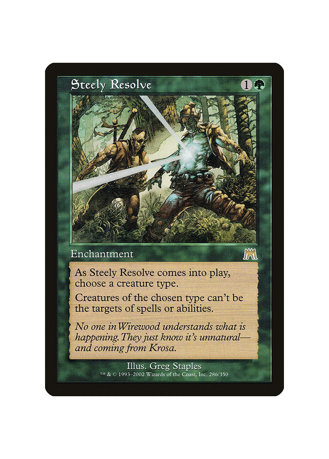 Steely Resolve - Foil