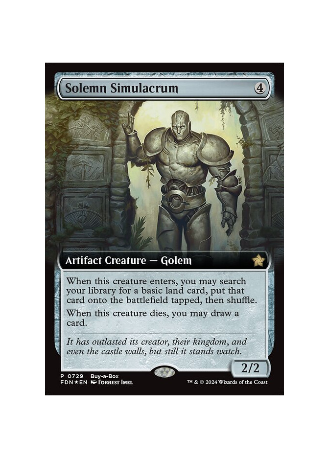 Solemn Simulacrum - Foil
