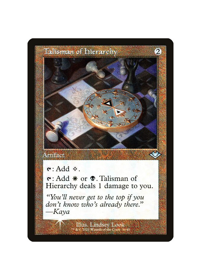 Talisman of Hierarchy - Foil