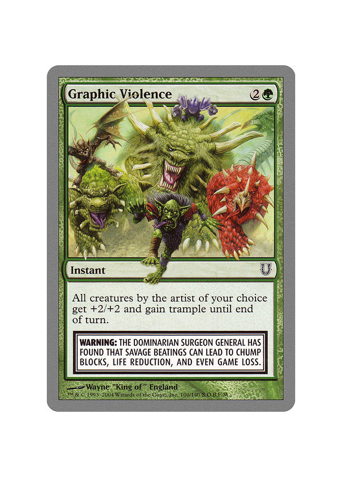 Graphic Violence - Foil