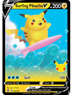 Surfing Pikachu V