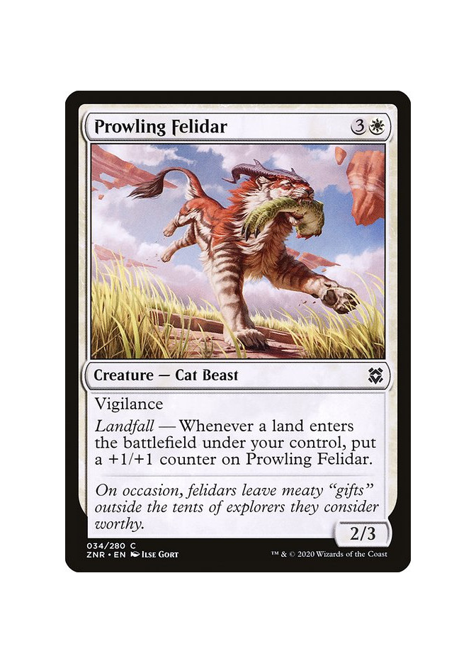 Prowling Felidar - Foil