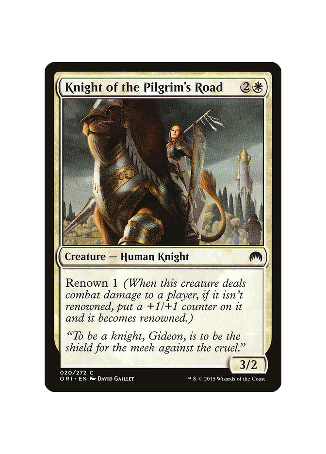 Knight of the Pilgrim's Road - Foil