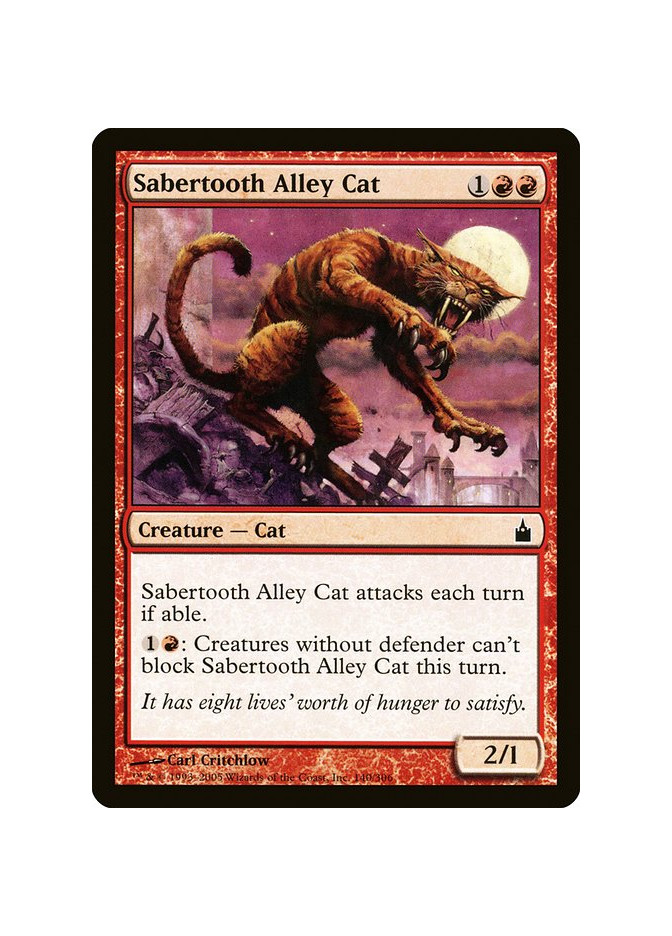 Sabertooth Alley Cat - Foil