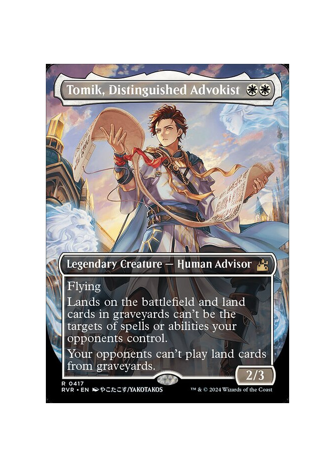 Tomik, Distinguished Advokist