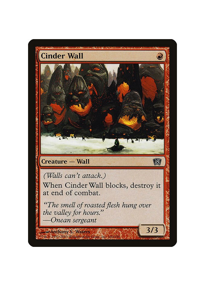 Cinder Wall - Foil