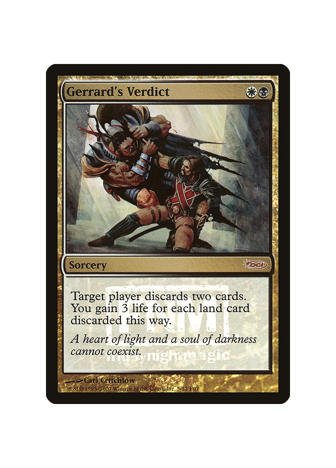 Gerrard's Verdict - Foil