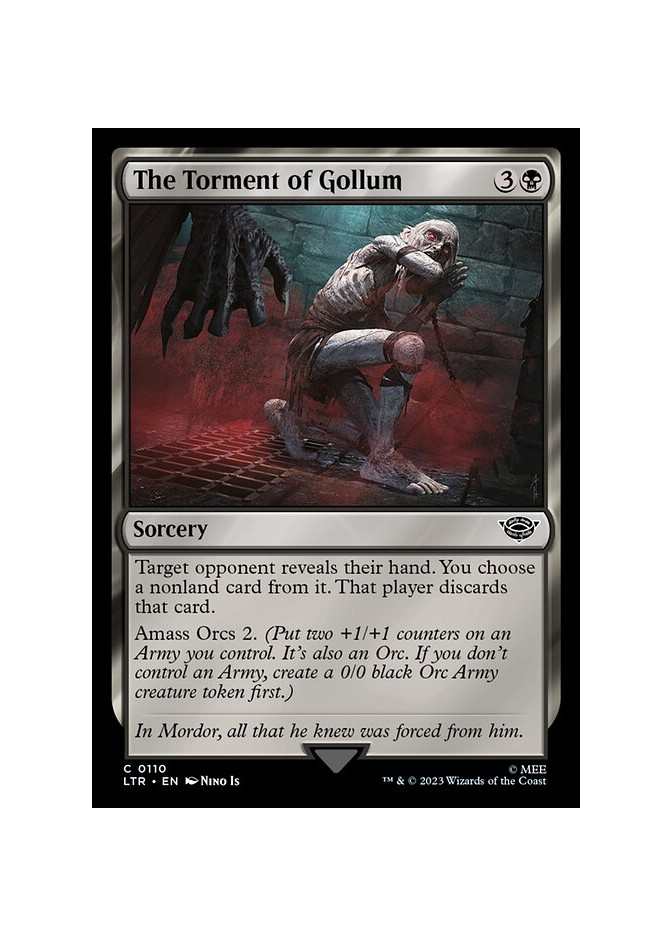 The Torment of Gollum - Foil